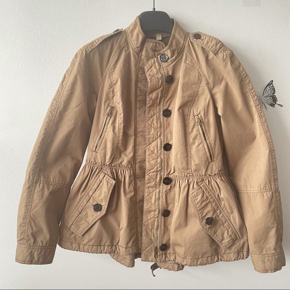 Burberry Brit peplum cargo rain jacket - Picture 6 of 16
